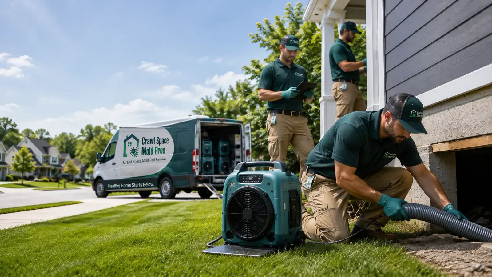 Crawl Space Mold Removal in Dixon, IL